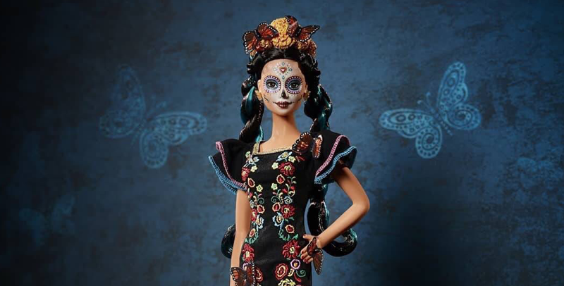 Mattel homenajea a México con la muñeca Barbie Día de muertos