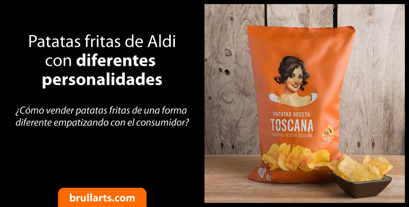 Patatas fritas de Aldi con diferentes personalidades